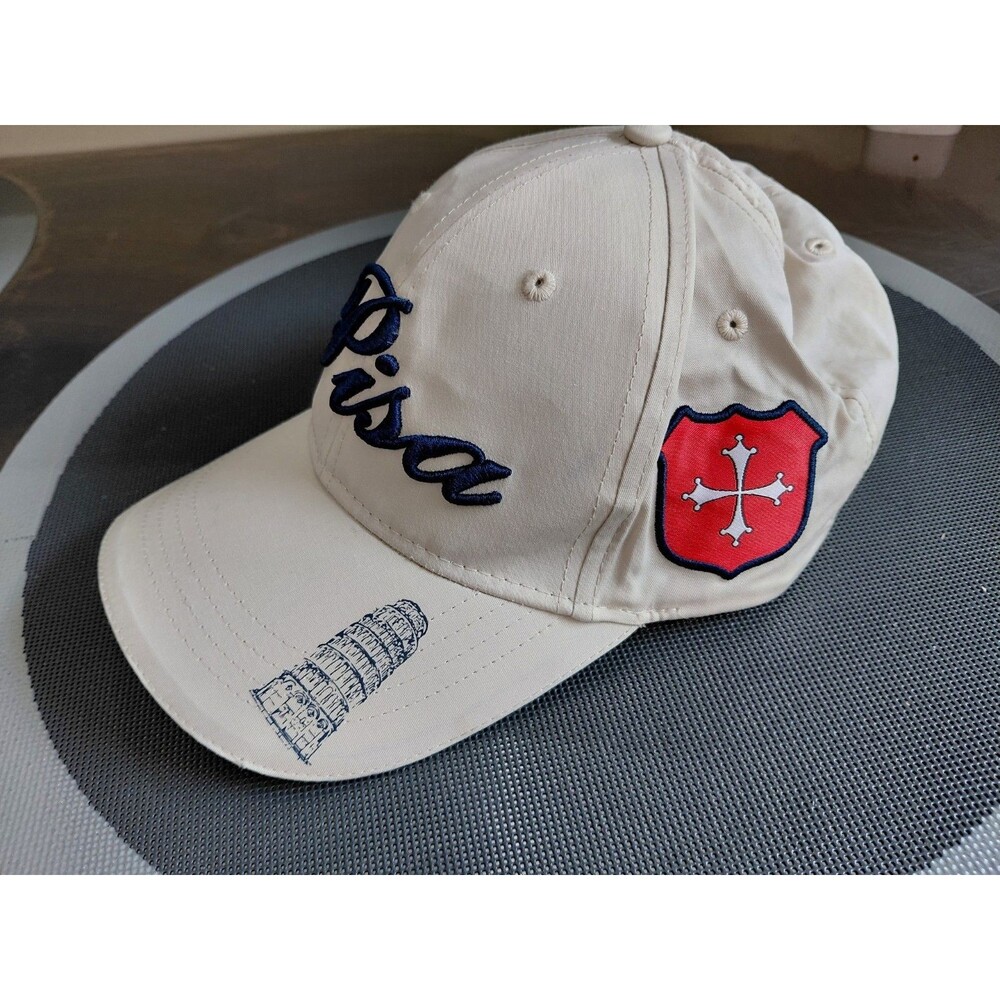 Pisa Hat Cap Beige Adjustable Italy